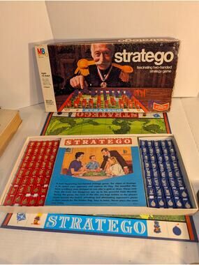Vintage 1975 MB Stratego Board Game Complete